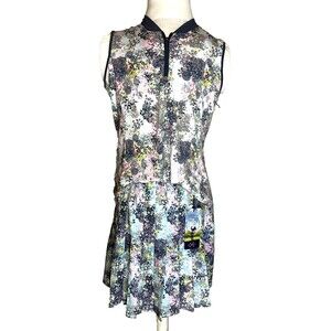 NewW Tags TEE TIME Spring Morning Sleeveless Golf Tennis Shirt with Skirt Large